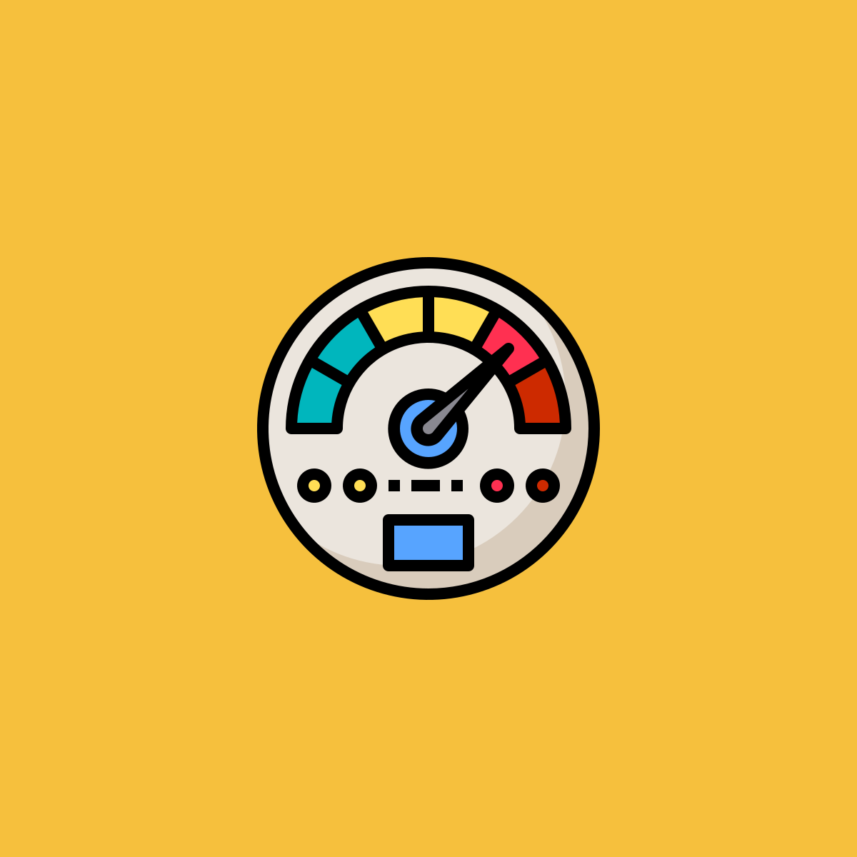 Website speedometer
